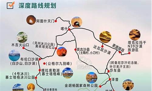 喀什旅游路线_喀什旅游路线图